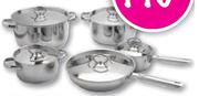Stainless Steel Cookware Set-10Piece