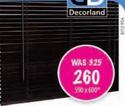 Cut-To-Measure 50mm Aluminium Venetian Blinds(Plain Colours only)-590x600