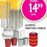 Assorted Christmas Candles