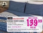 Kaleidoscope Double Duvet Cover Per Set