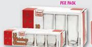 10 Pack Hi-Ball Or Whisky Glasses Per Pack