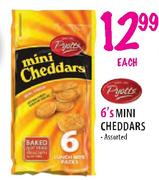 Pyotts Mini Cheddars-6's