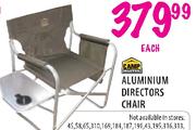 Camp Master Aluminium Directors Chair