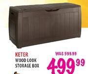 Keter Wood Look Storage Box