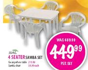 Sal 4 Seater Samba Set