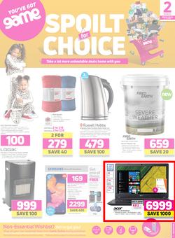 Game : Spoilt For Choice (6 May  - 19 May 2020), page 1