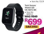 Tech Serene Watch GD VK-5072-BK