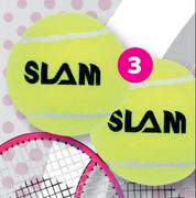 Slam ITF Quality Tennis Ball-For 2 x 3's Pack