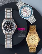 Monaco Gents Aq Bracelet Watch (Assorted)-Each