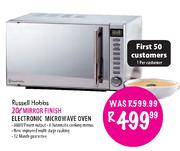 Russell Hobbs 20l Mirror Finish Electronic Microwave Oven