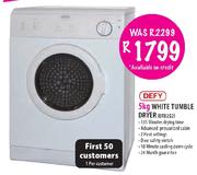 DEFY 5kg White Tumble Dryer (DTD252) 