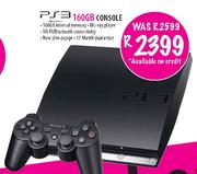 PS3 160GB Console