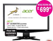 Acer 20" LCD Monitor (6205HVBB)