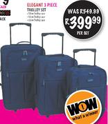 Elegant 3 Piece Trolley Set