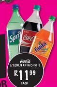Coca-Cola,Coke/Fanta/Sprite-2l 