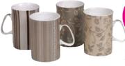 Assorted Shimmer Mugs