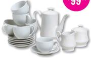 Simple Choice Porcelain Tea Set-17 Pcs