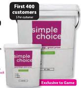 Simple Choice 3 Pack Paintbrush Set