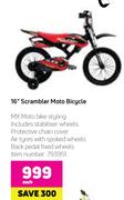 Raleigh 16" Scrambler Moto Bicycle