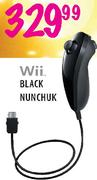 Wii Black Nunchuk
