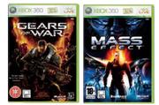 Xbox 360 Games-Gears Of War,Mass Effect