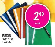 Bantex Quotation Folders-each