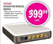 Sitecom Integrated Wireless Router