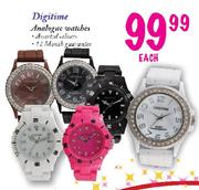 Digitime Analogue Watches-each