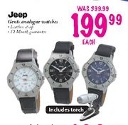 Jeep Gents Analogue Watches-each