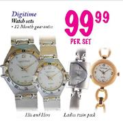 Digitime Watche Set-per set