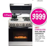 Defy Stainless Steel Oven, Hob and Cookerhood