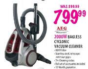 AEG Bagless Cylonic Vacuum Cleaner-2000w