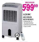 Logik Air Cooler with Remote