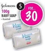 Johnsons 100g Baby Soap Assorted-5