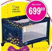 Little One Bear Camp Cot & Bassinet