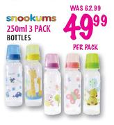 Snookums 250ml 3 Pack Bottles-per pack