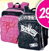 Bad Girl Or Bad Boy Deluxe Backpacks-Each