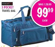 3 Pocket Travel Bag-Each