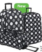 Fusion Medium Trolley Black/Grey Polka Dot - Each