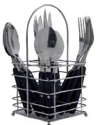 Cutlery Set In Wire Basket-16Pcs.