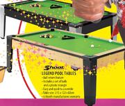 Shoot Legend Pool Tables-215X122X82cm Each