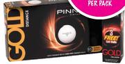 Pinnacle Gold Distance Golf Balls-18's