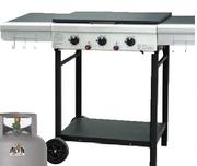 Alva 3 Burner Flat Top Barbecue