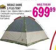 Wedge Dome 5 Plus Tent