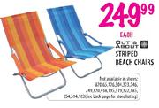 Out & About Striped Beach Chairs