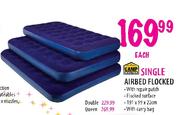 Single Airbed Flocked