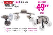 1 Light Mini Disc r50 spot Light