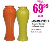 Assorted vases