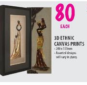 3D Ethnic Canvas Prints