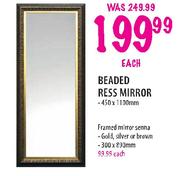 Beaded Ress Mirror